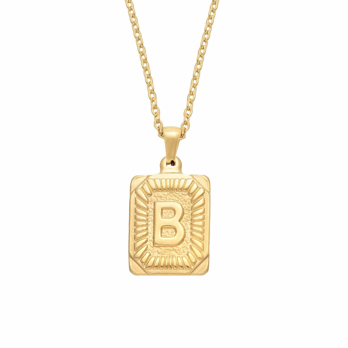 Bohomoon Stainless Steel Luxe Initial Necklace