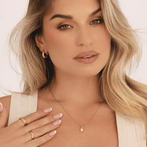 Bohomoon Stainless Steel Lynette Hoop Earrings