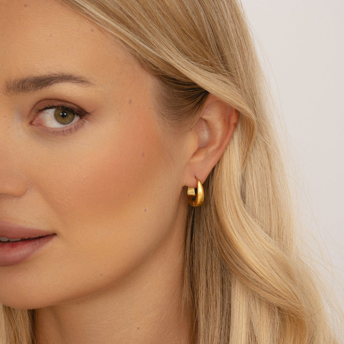 Bohomoon Stainless Steel Lynette Hoop Earrings