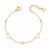 Bohomoon Stainless Steel Madelyn Heart Bracelet