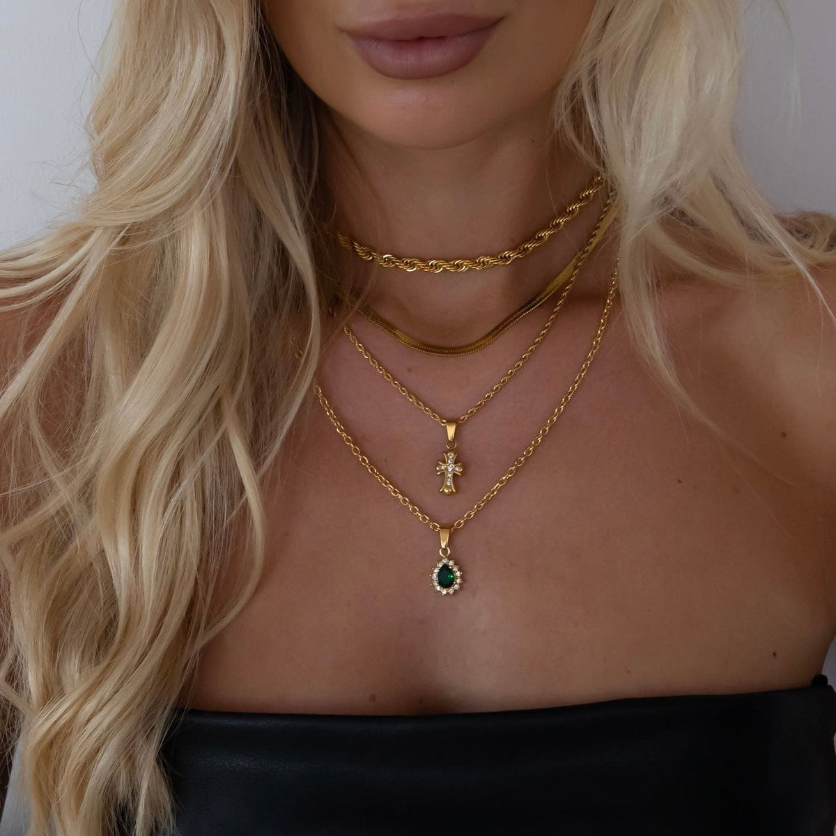 BohoMoon Stainless Steel Maeva Necklace Gold