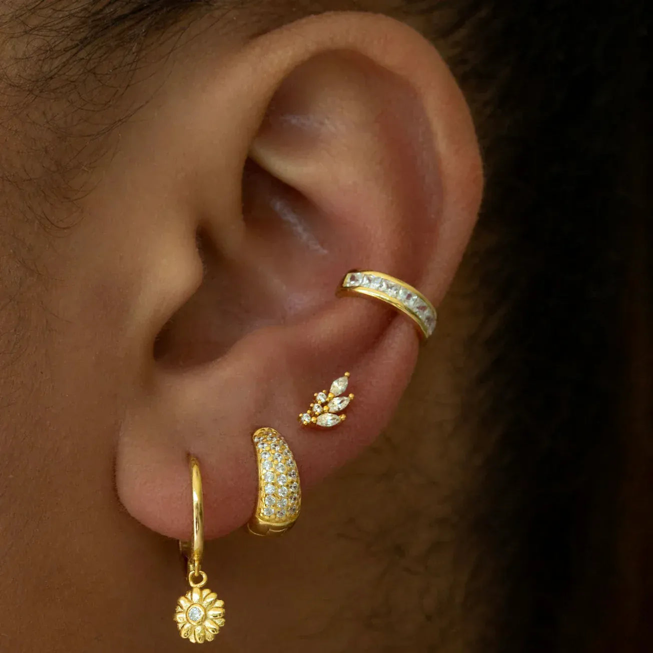 Bohomoon Stainless Steel Mandy Stud Earrings