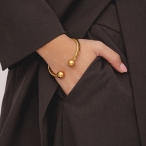 Bohomoon Stainless Steel Mariana Cuff Bracelet