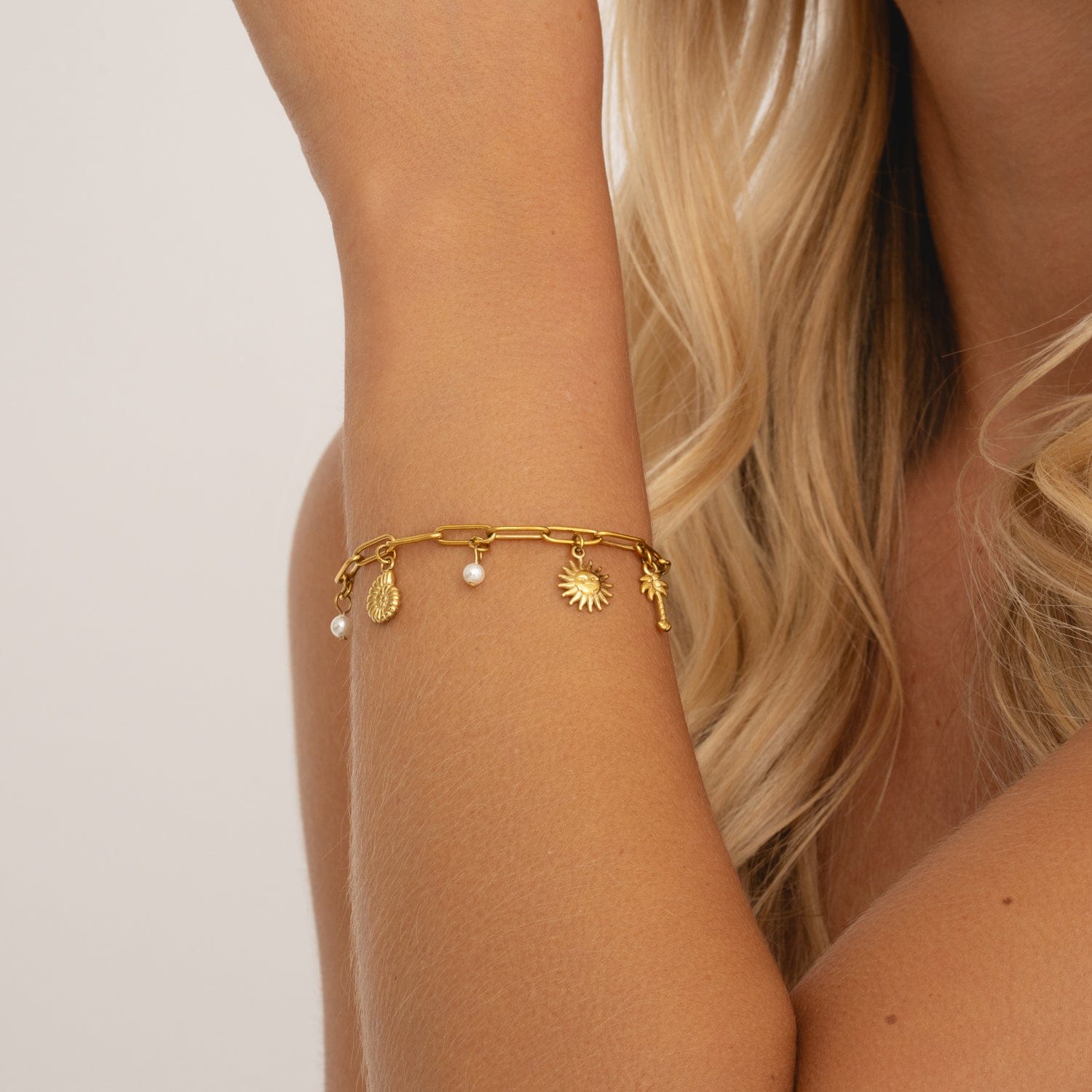 Bohomoon Stainless Steel Marrakesh Charm Bracelet