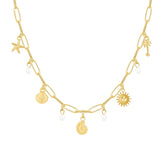 Bohomoon Stainless Steel Marrakesh Charm Necklace