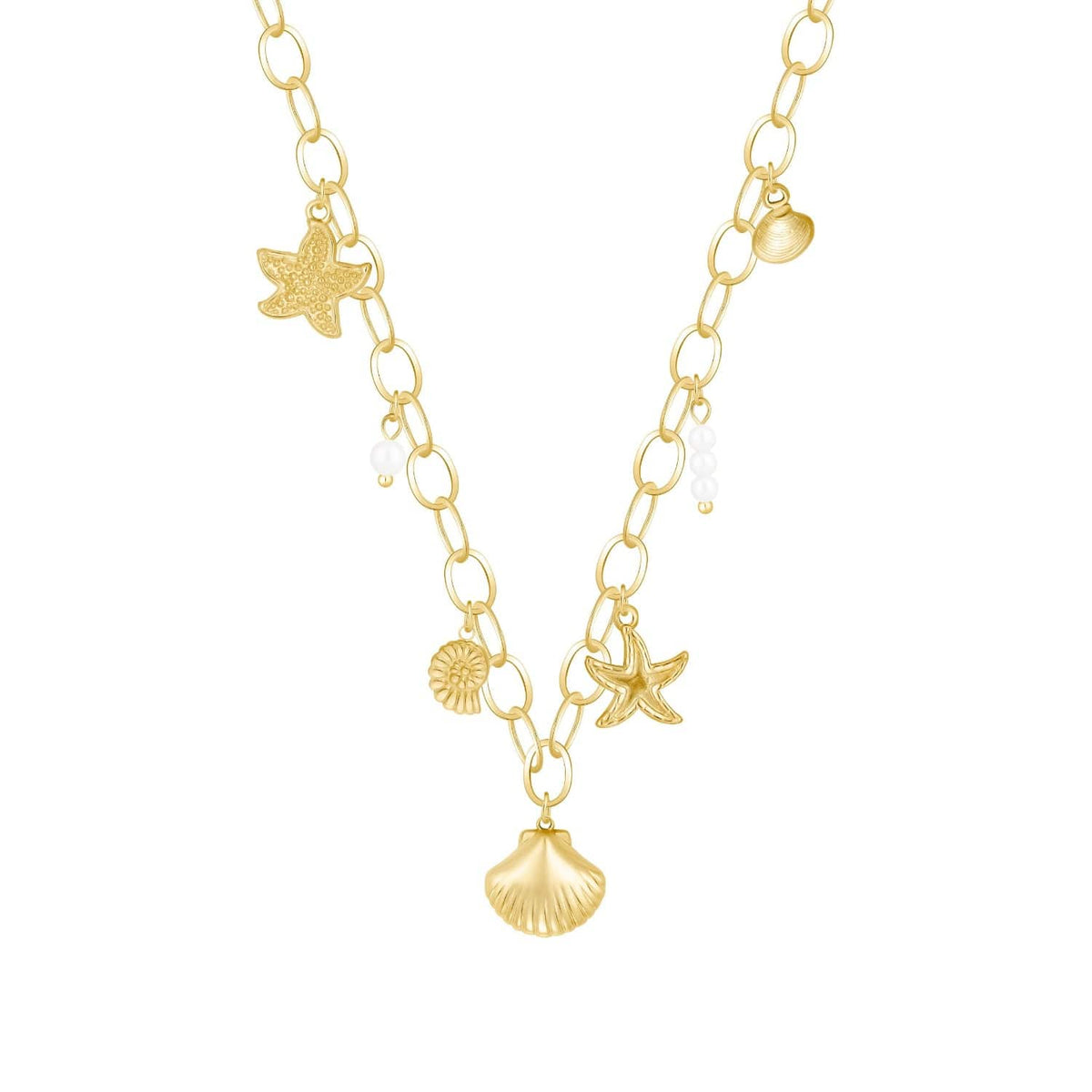 Bohomoon Stainless Steel Mathilde Charm Necklace