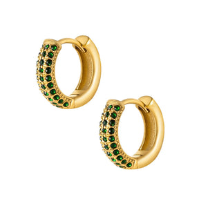 BohoMoon Stainless Steel Esmerelda Hoop Earrings Gold