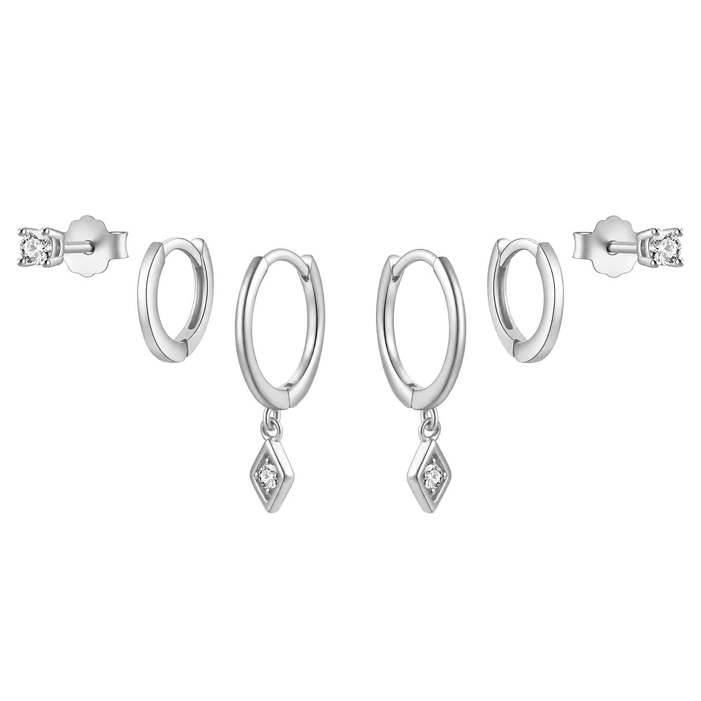 Bohomoon Stainless Steel Melody Earring Set
