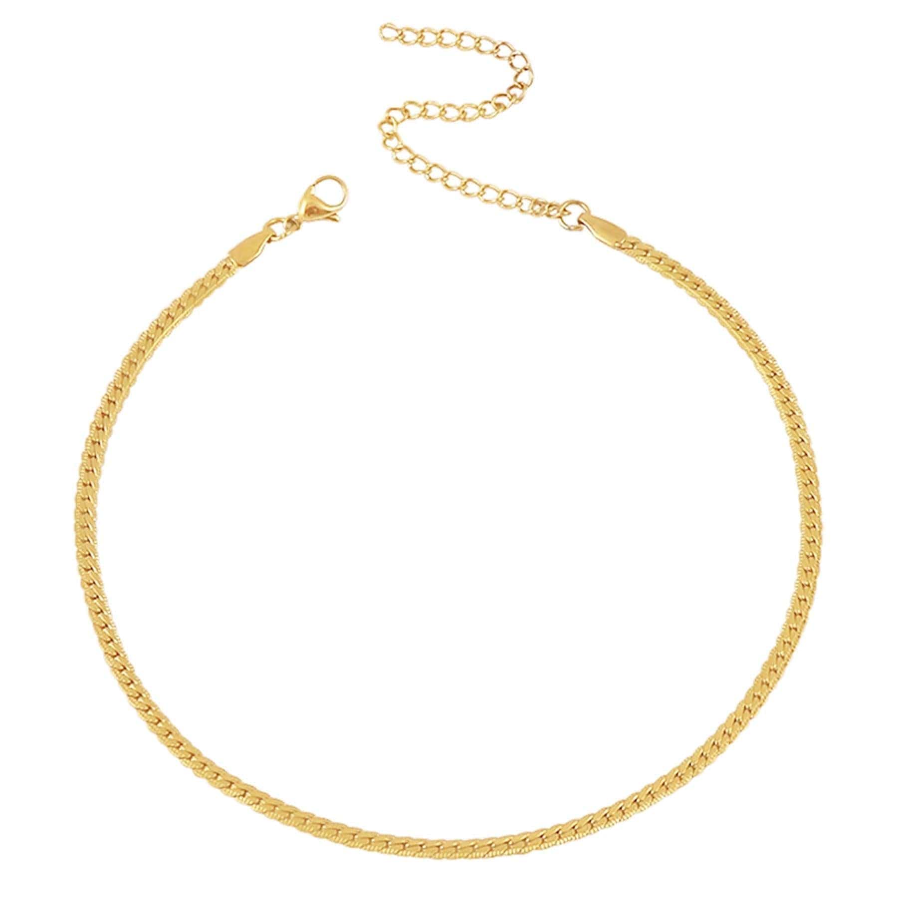 BohoMoon Stainless Steel Mia Choker / Necklace Gold / Choker