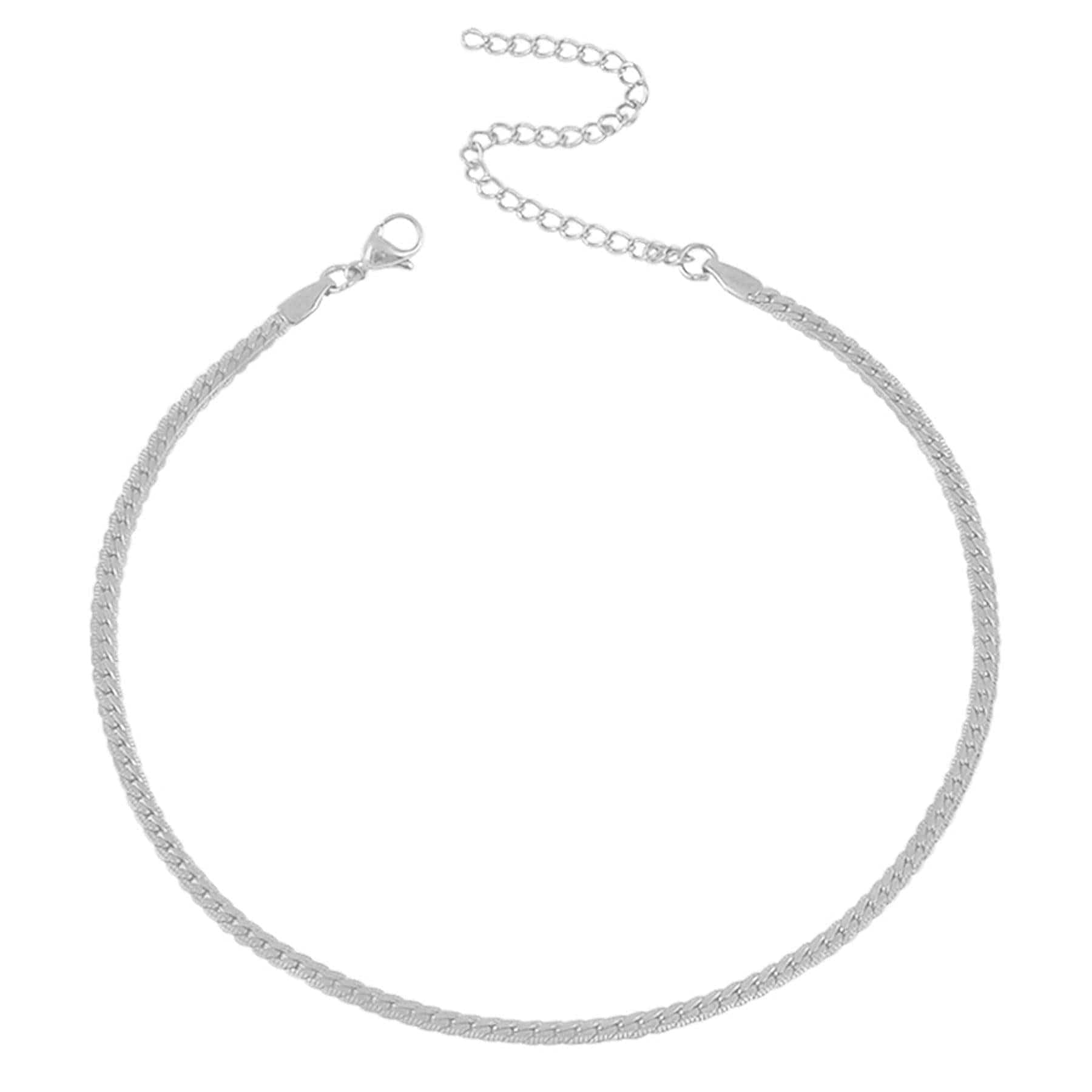 BohoMoon Stainless Steel Mia Choker / Necklace Silver / Choker