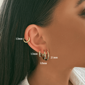 BOHOMOON Stainless Steel Milla Hoop Earrings