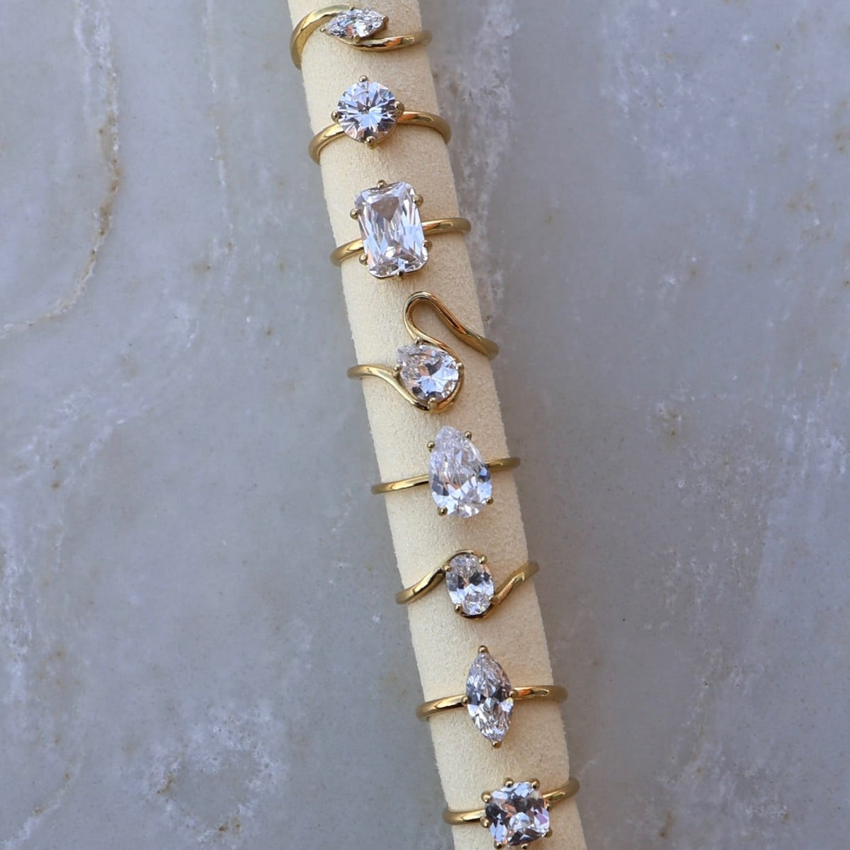 Bohomoon Stainless Steel Millie Pear Ring
