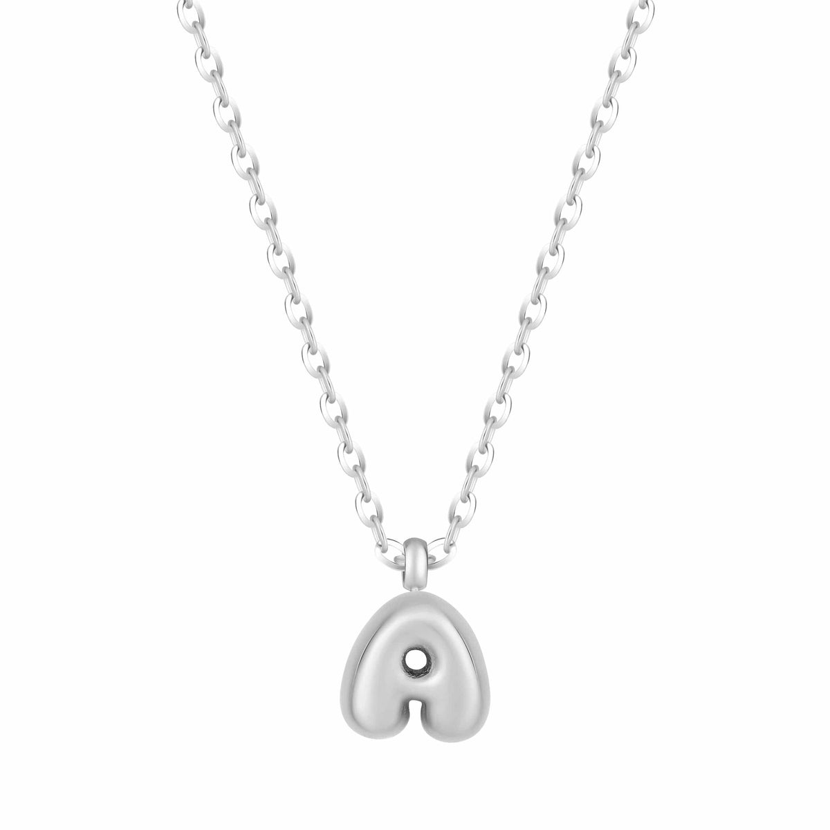 Bohomoon Stainless Steel Mini Bubble Initial Necklace