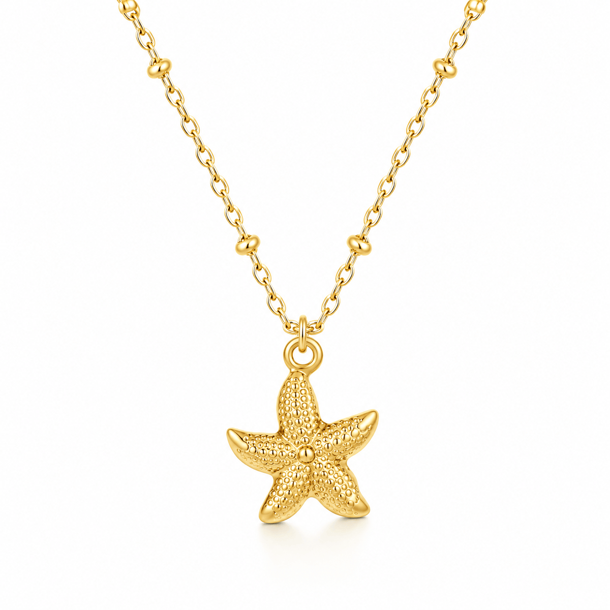 Bohomoon Stainless Steel Mini Starfish Necklace