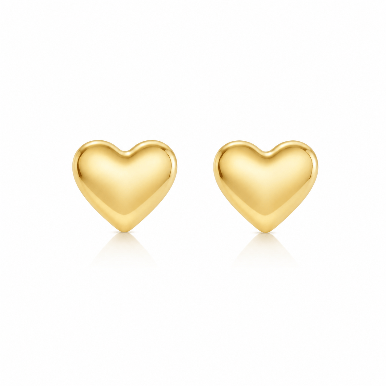 Bohomoon Stainless Steel Minnie Heart Stud Earrings