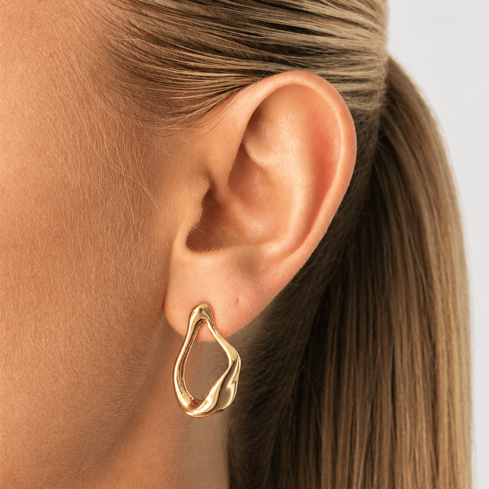 Bohomoon Stainless Steel Mishka Stud Earrings