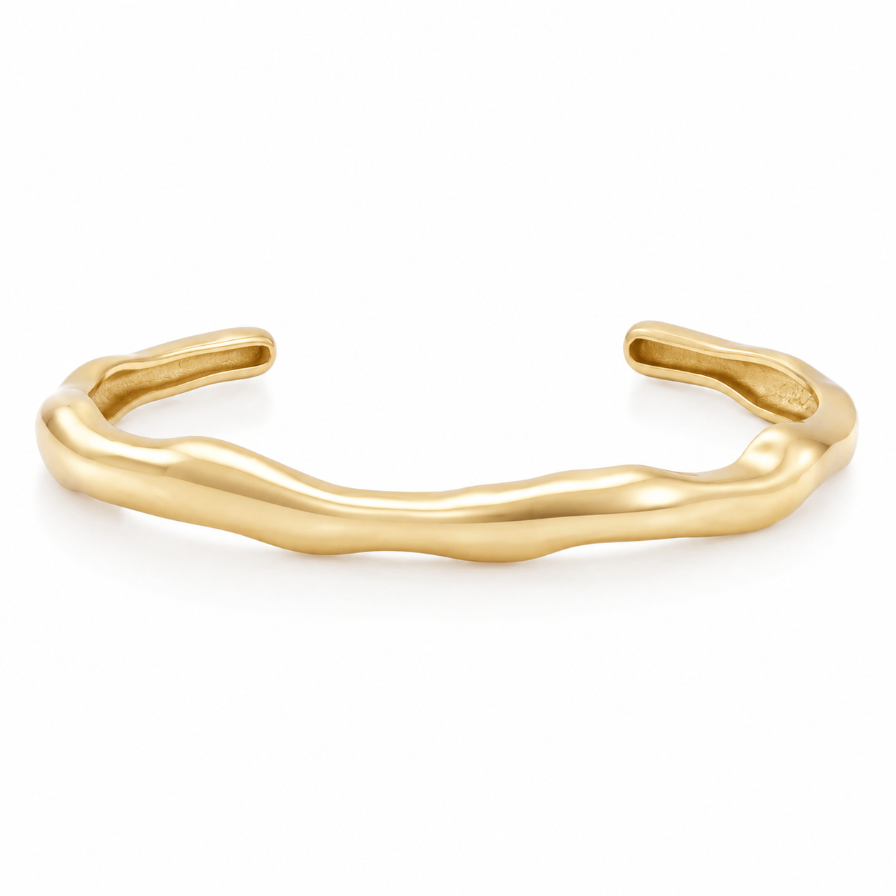 Bohomoon Stainless Steel Molten Cuff Bracelet