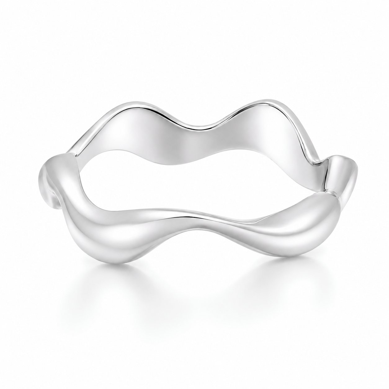 Bohomoon Stainless Steel Molten Ring