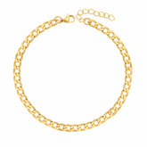 BohoMoon Stainless Steel Monica Anklet Gold