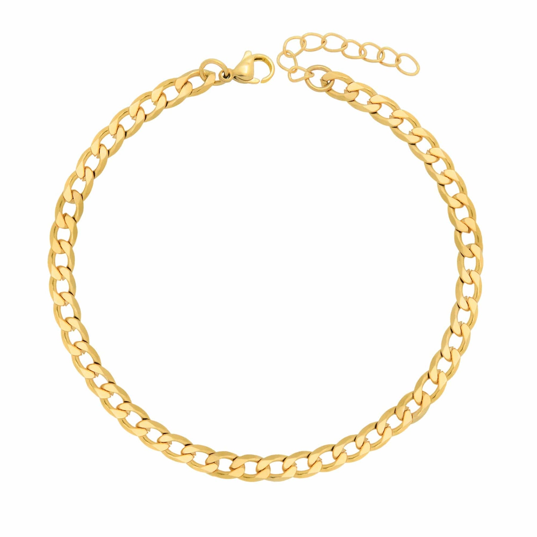 BohoMoon Stainless Steel Monica Anklet Gold