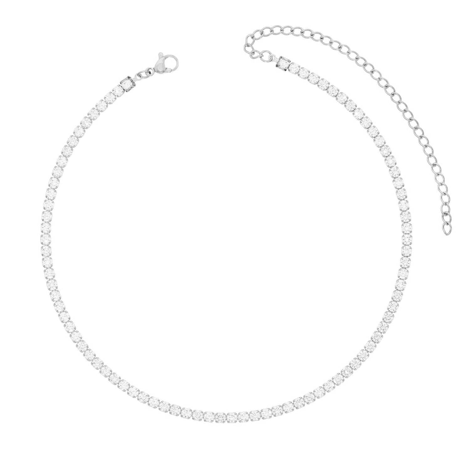 BohoMoon Stainless Steel Monroe Choker Silver