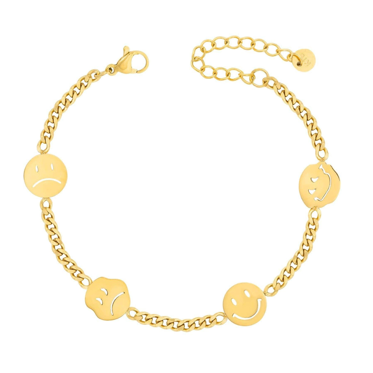 BohoMoon Stainless Steel Moodswing Bracelet Gold