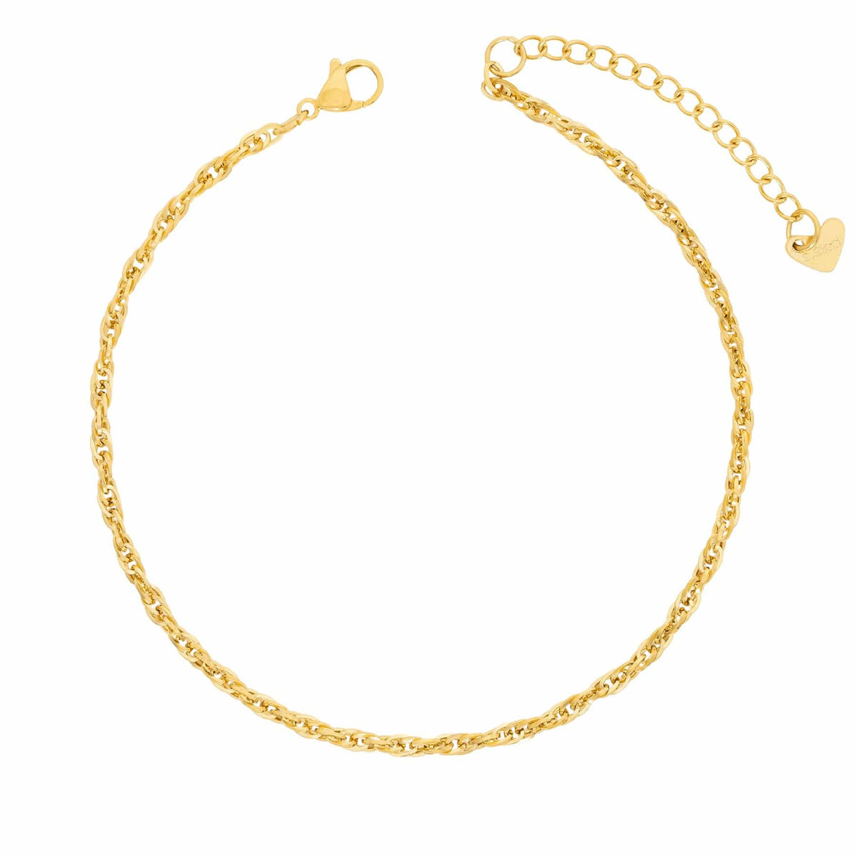 BohoMoon Stainless Steel Morgan Anklet Gold