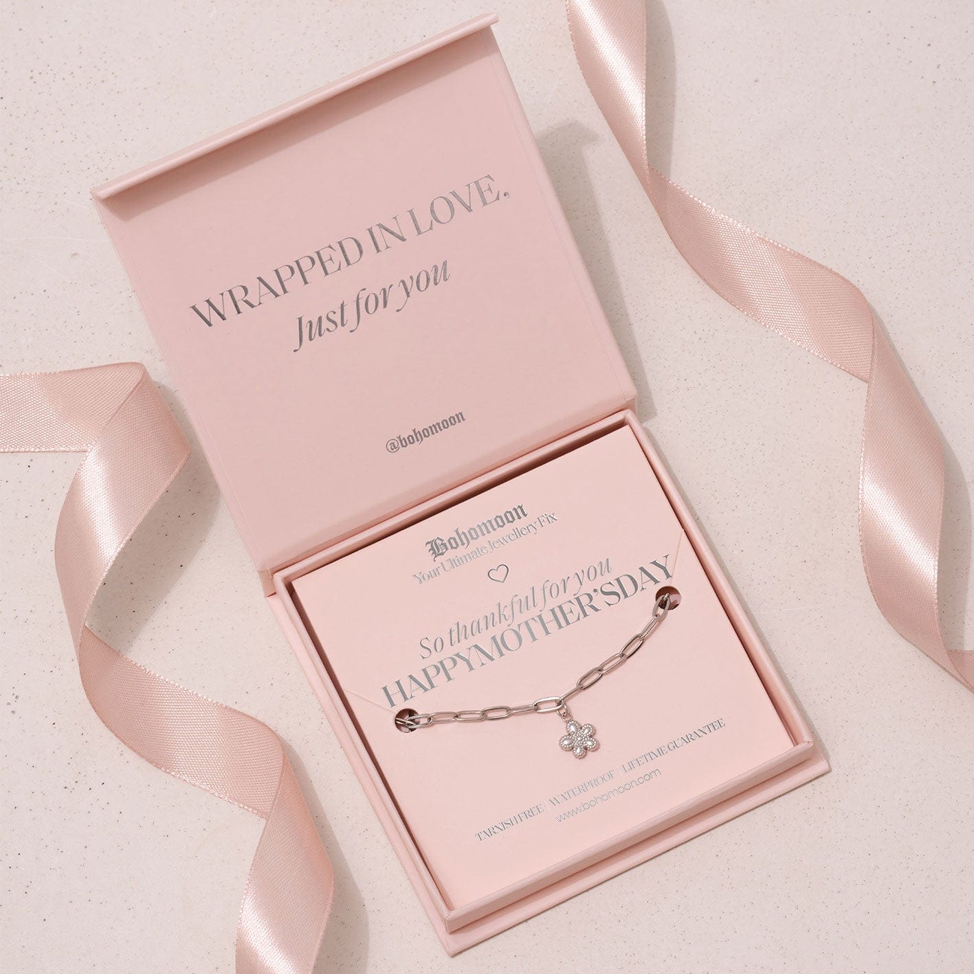 Bohomoon Stainless Steel Mother's Day Bracelet