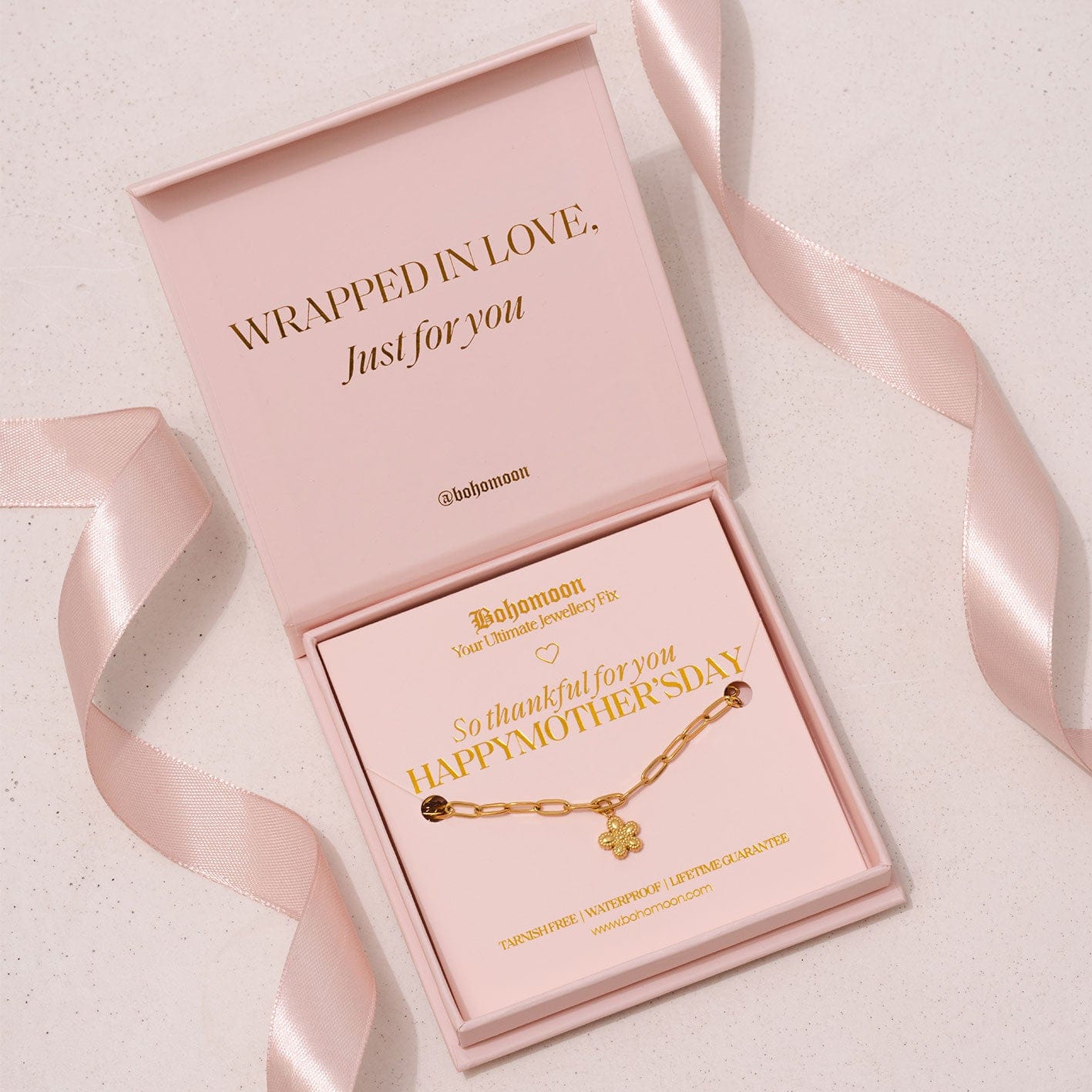 Bohomoon Stainless Steel Mother's Day Bracelet