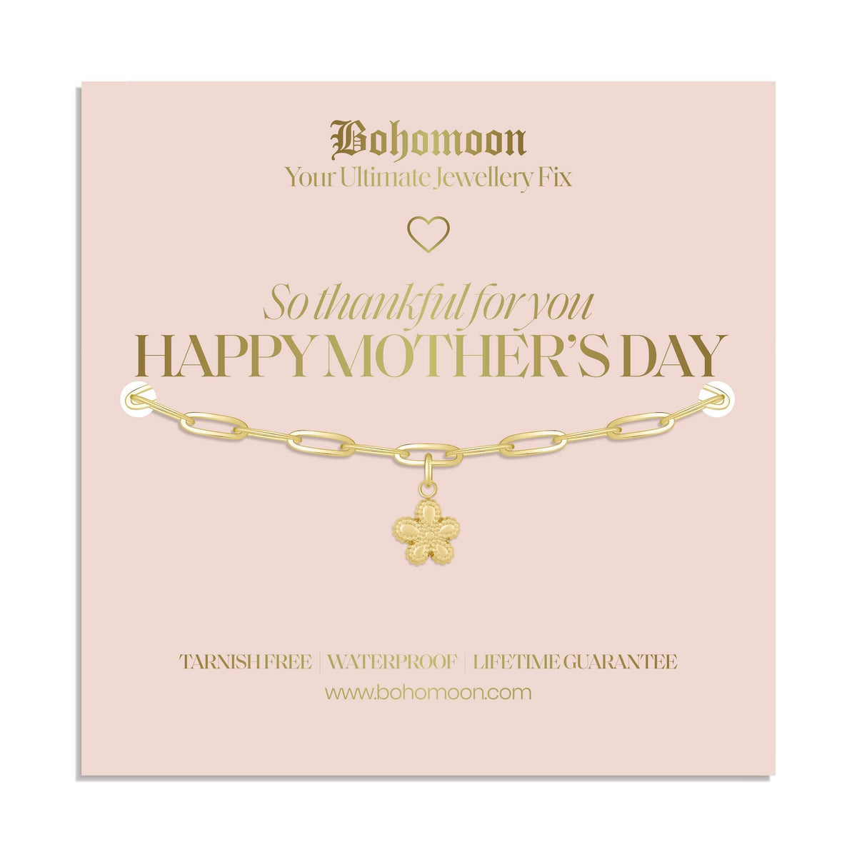 Bohomoon Stainless Steel Mother's Day Bracelet