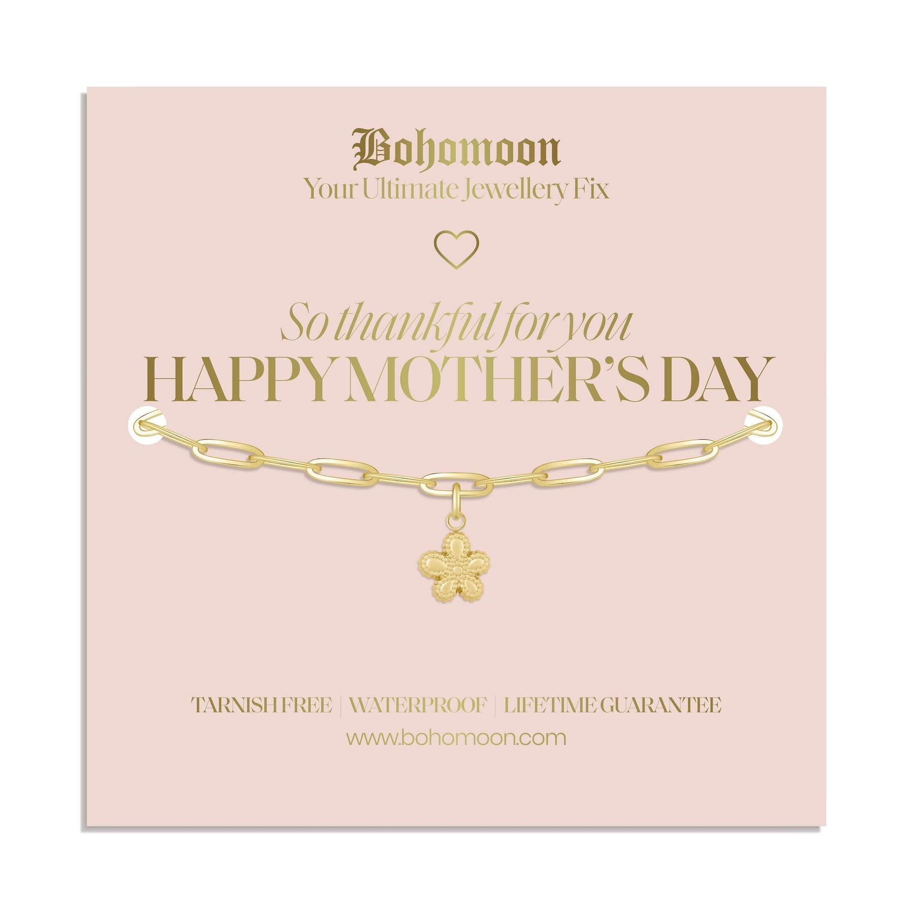 Bohomoon Stainless Steel Mother's Day Bracelet