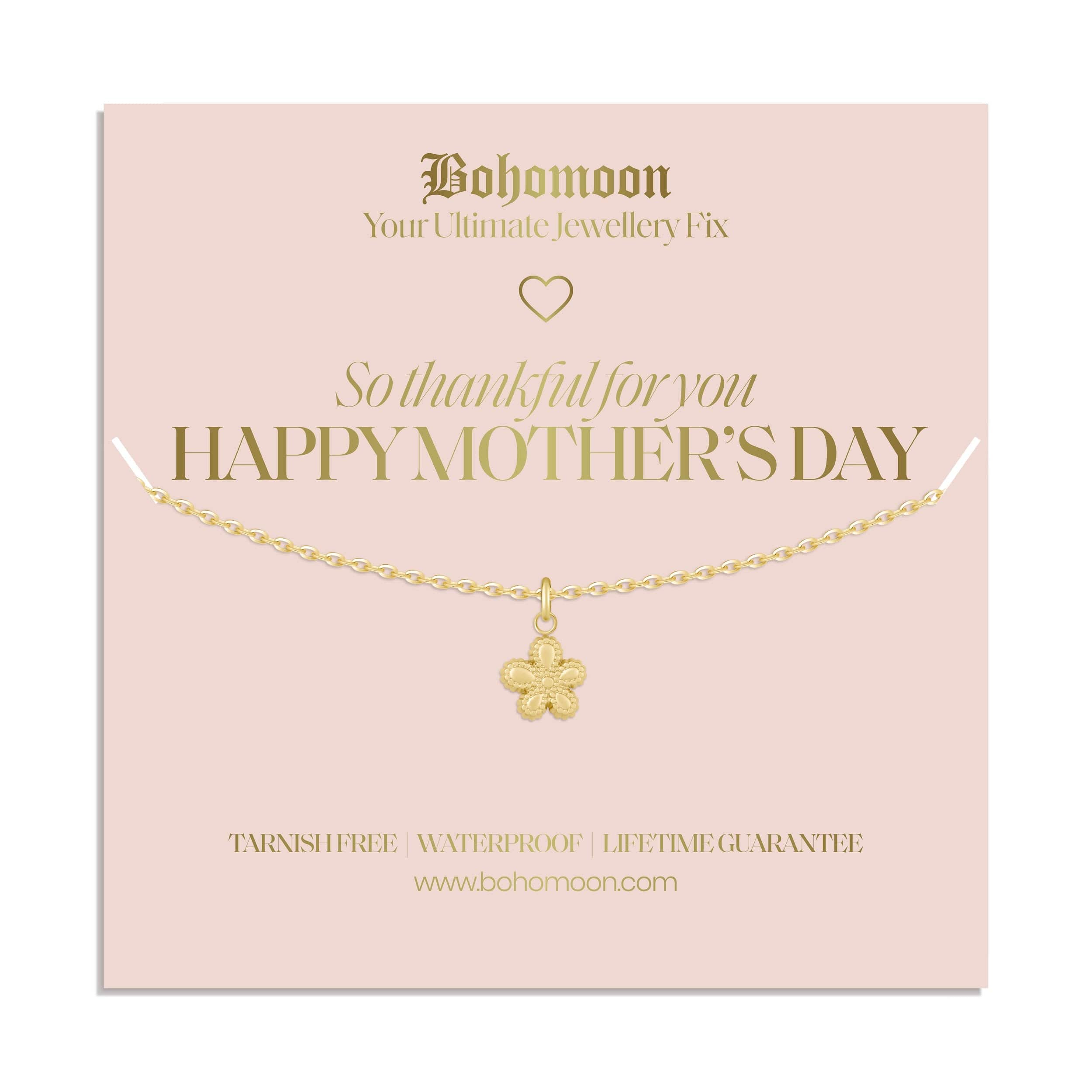 Bohomoon Stainless Steel Mother's Day Necklace