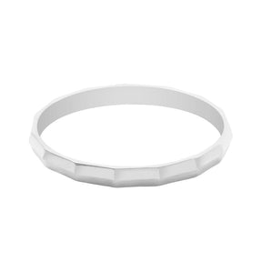 BohoMoon Stainless Steel Motion Ring Silver / US 4 / UK H / EUR 46 / (xxsmall)