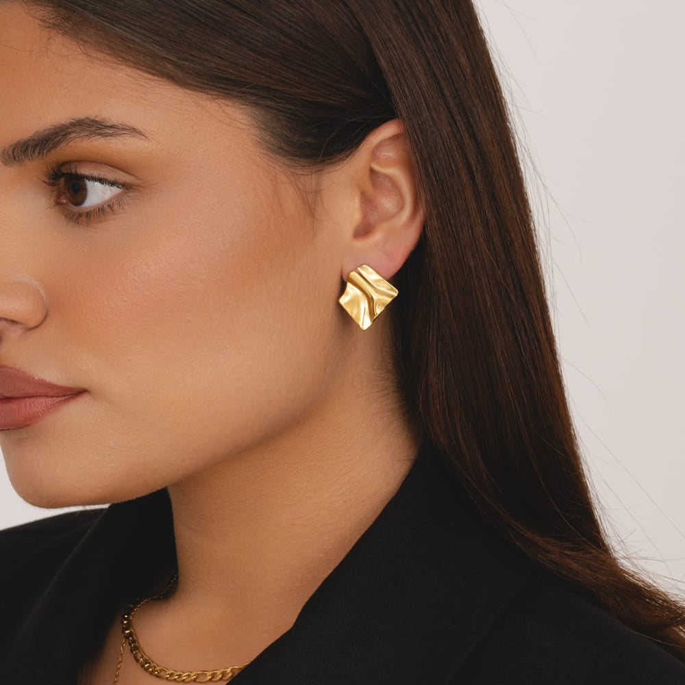 Bohomoon Stainless Steel Myra Stud Earrings