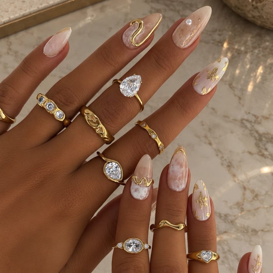 Bohomoon Stainless Steel Nala Ring