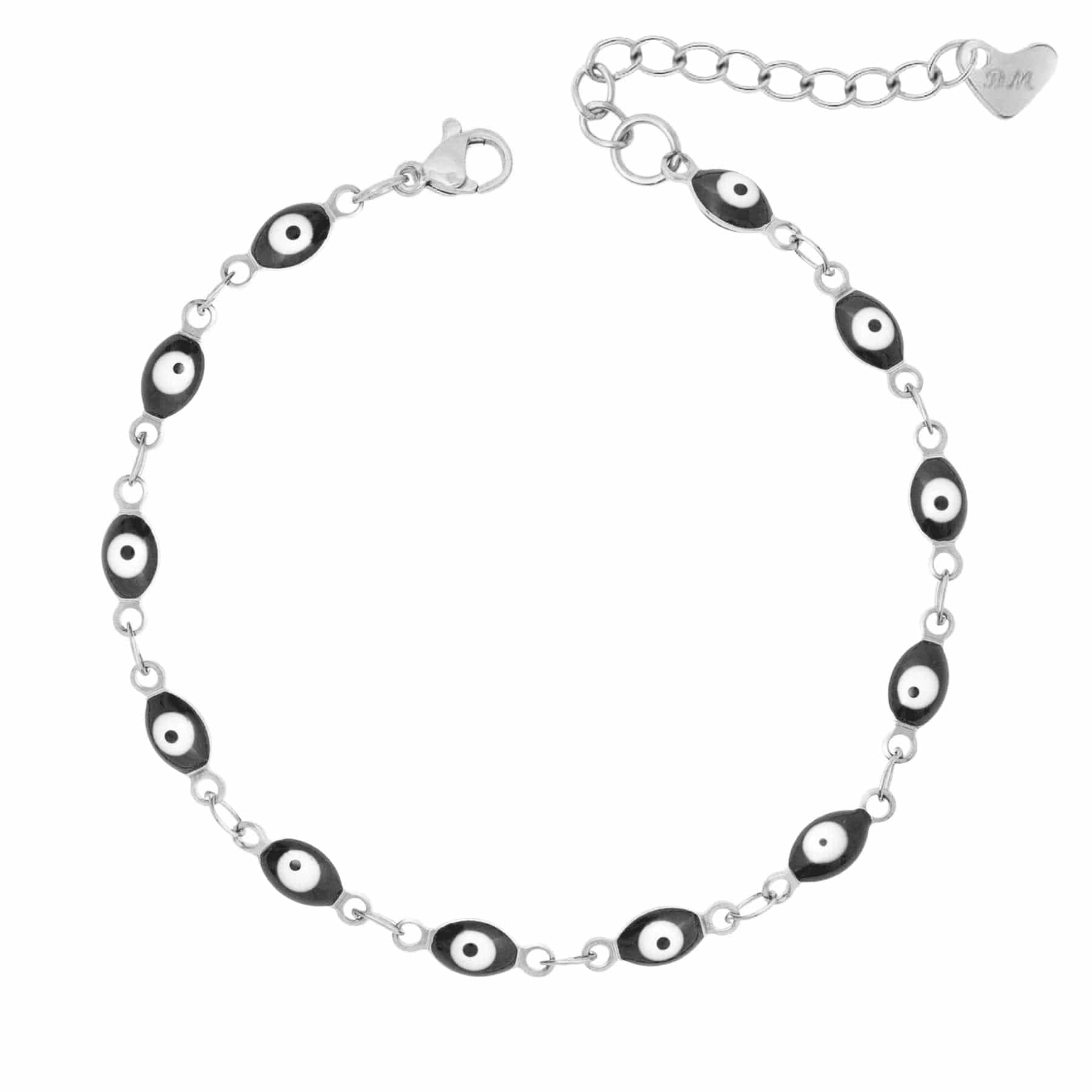 Bohomoon Stainless Steel Nazar Evil Eye Bracelet