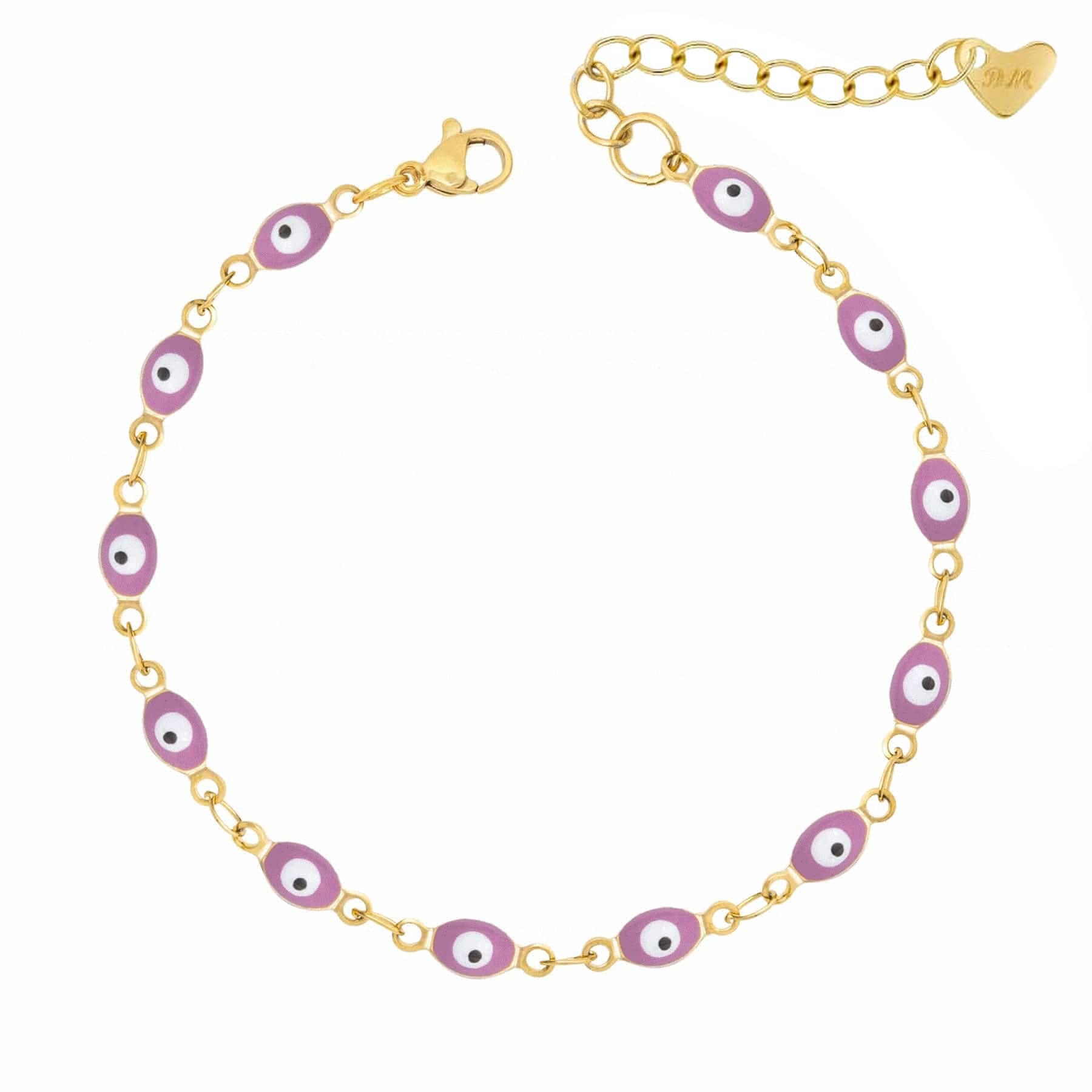 Bohomoon Stainless Steel Nazar Evil Eye Bracelet