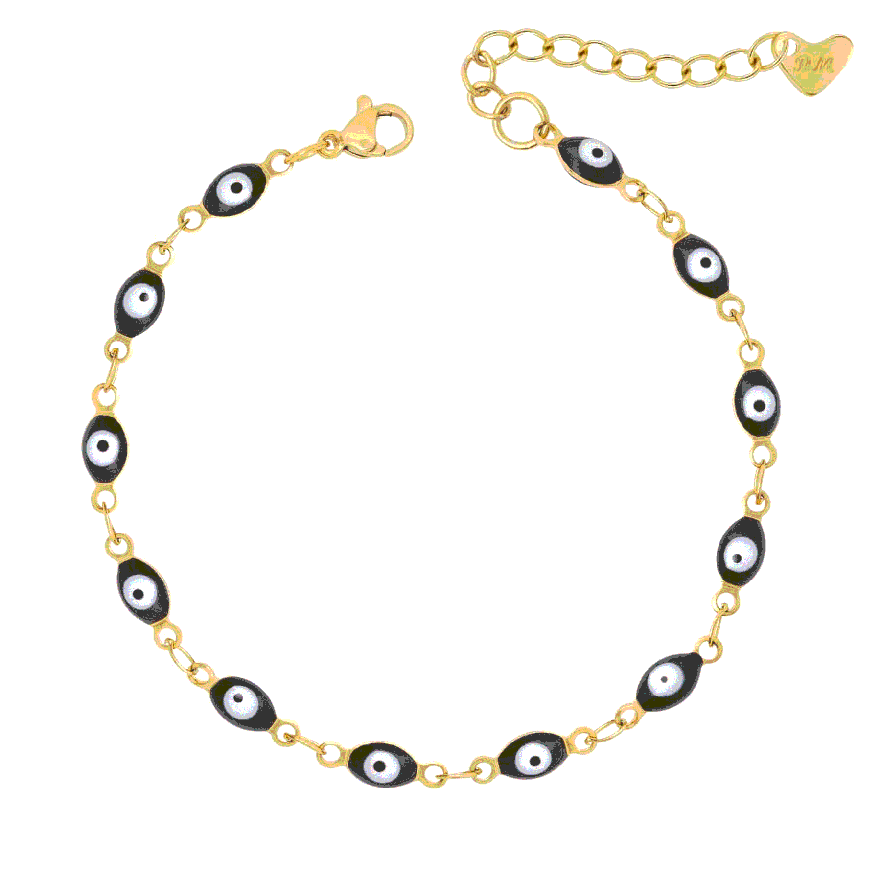 Bohomoon Stainless Steel Nazar Evil Eye Bracelet