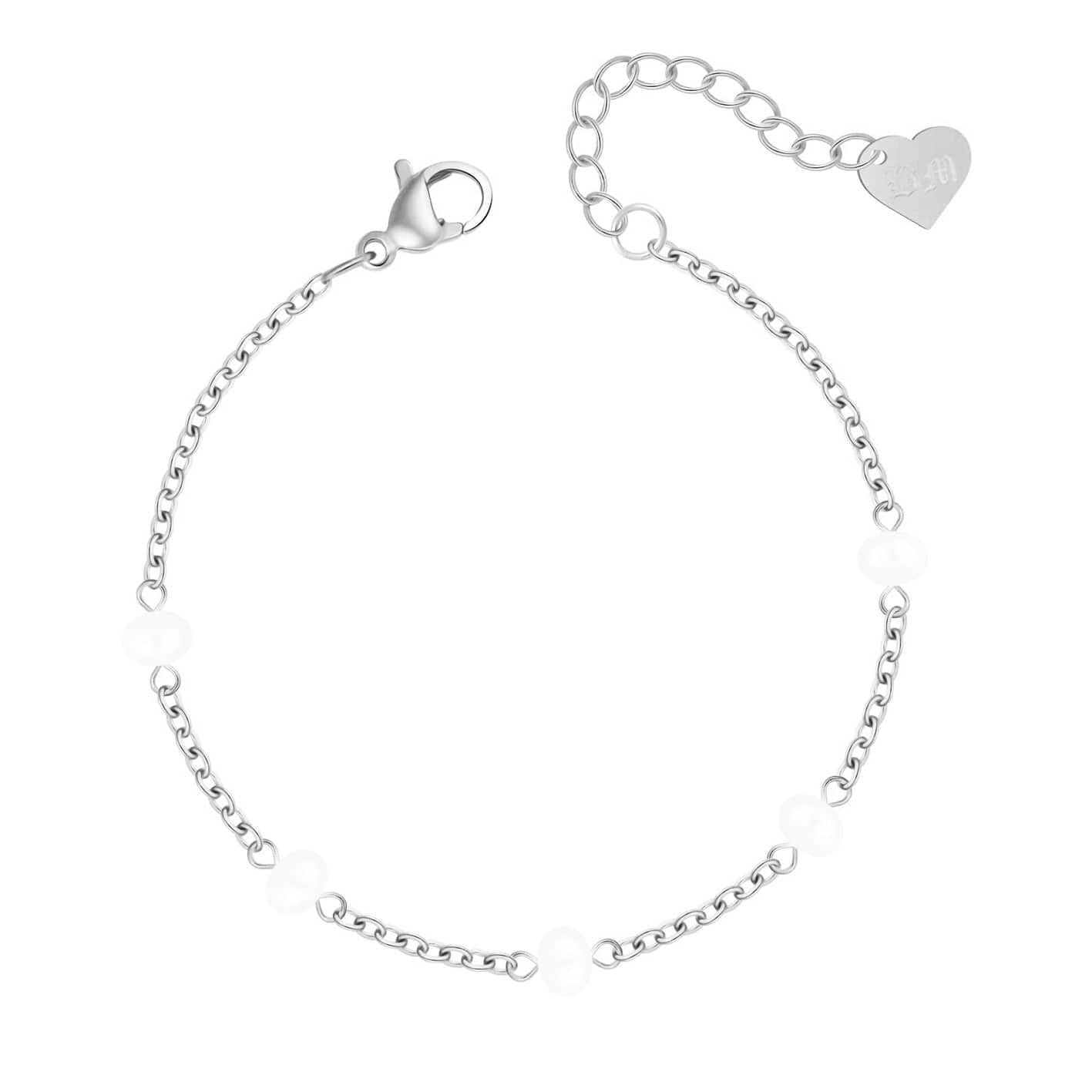 Bohomoon Stainless Steel Nico Pearl Bracelet