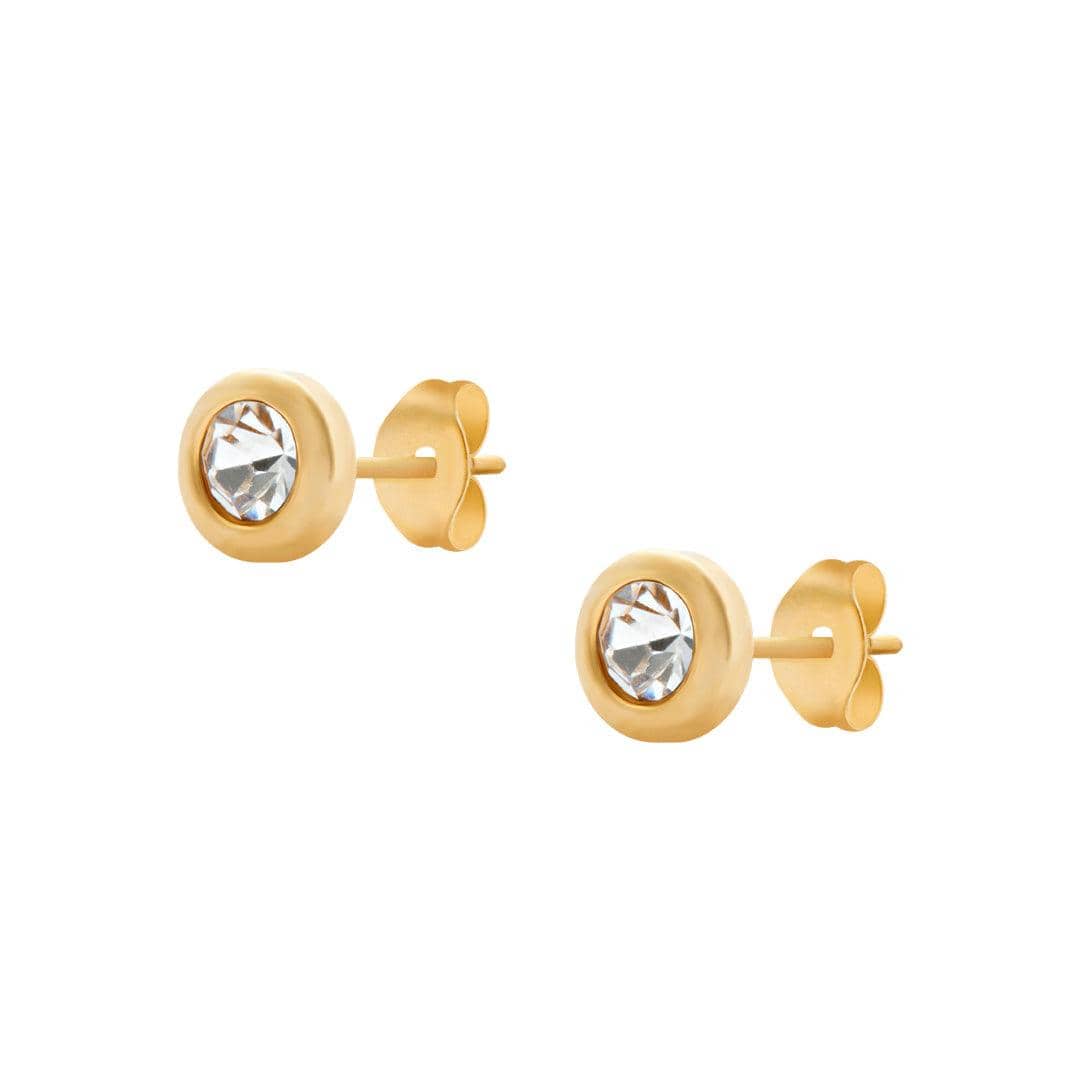 BohoMoon Stainless Steel No Doubt Stud Earrings Gold