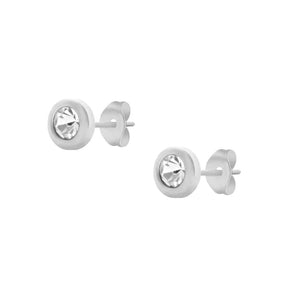 BohoMoon Stainless Steel No Doubt Stud Earrings Silver