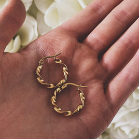 BohoMoon Stainless Steel Ophelia Hoop Earrings