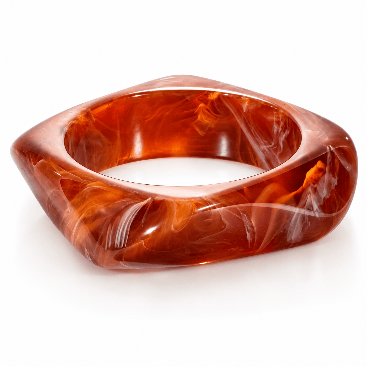 Bohomoon Stainless Steel Orbit Resin Bracelet