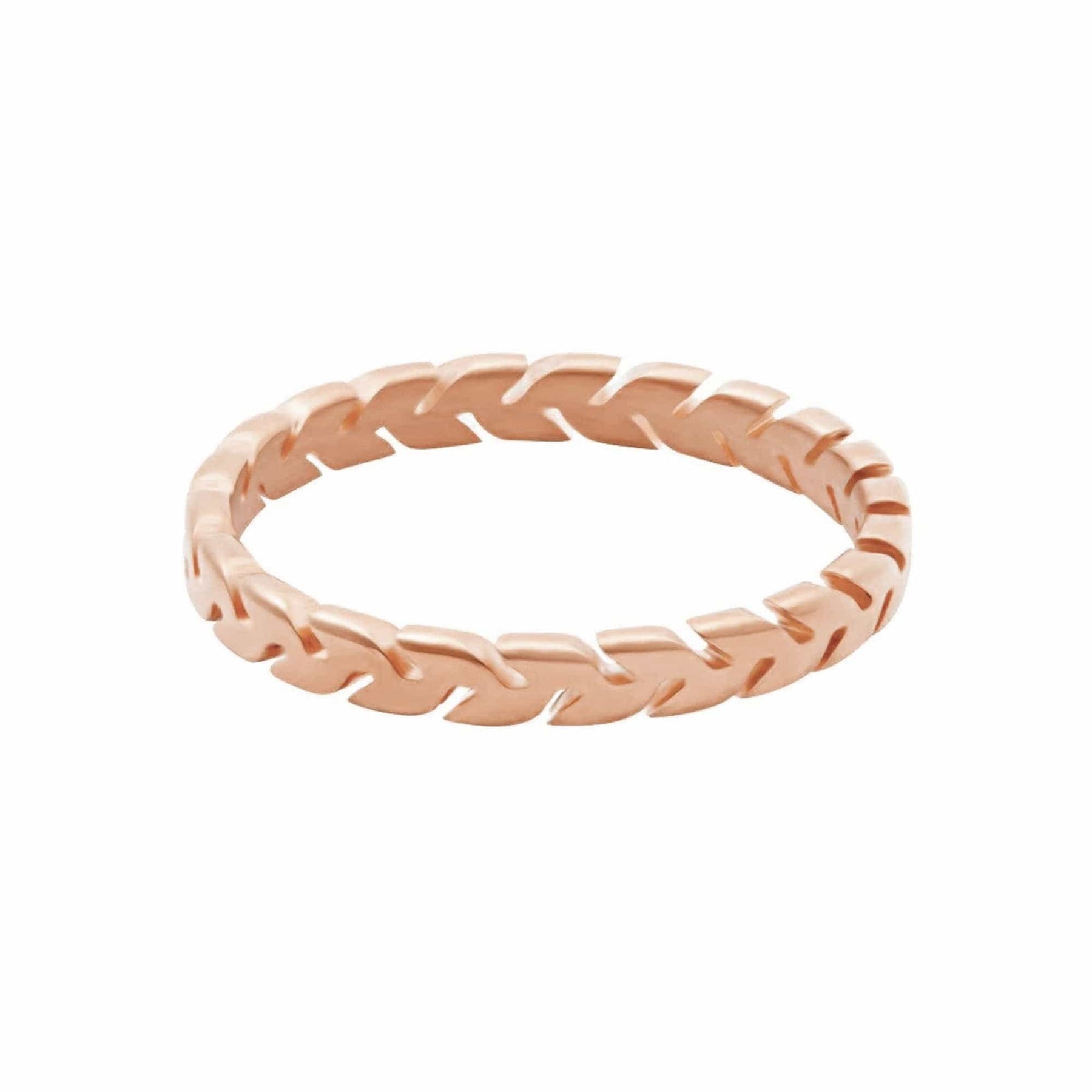 BohoMoon Stainless Steel Orbit Ring Rose Gold / US 4 / UK H / EUR 46 / (xxsmall)