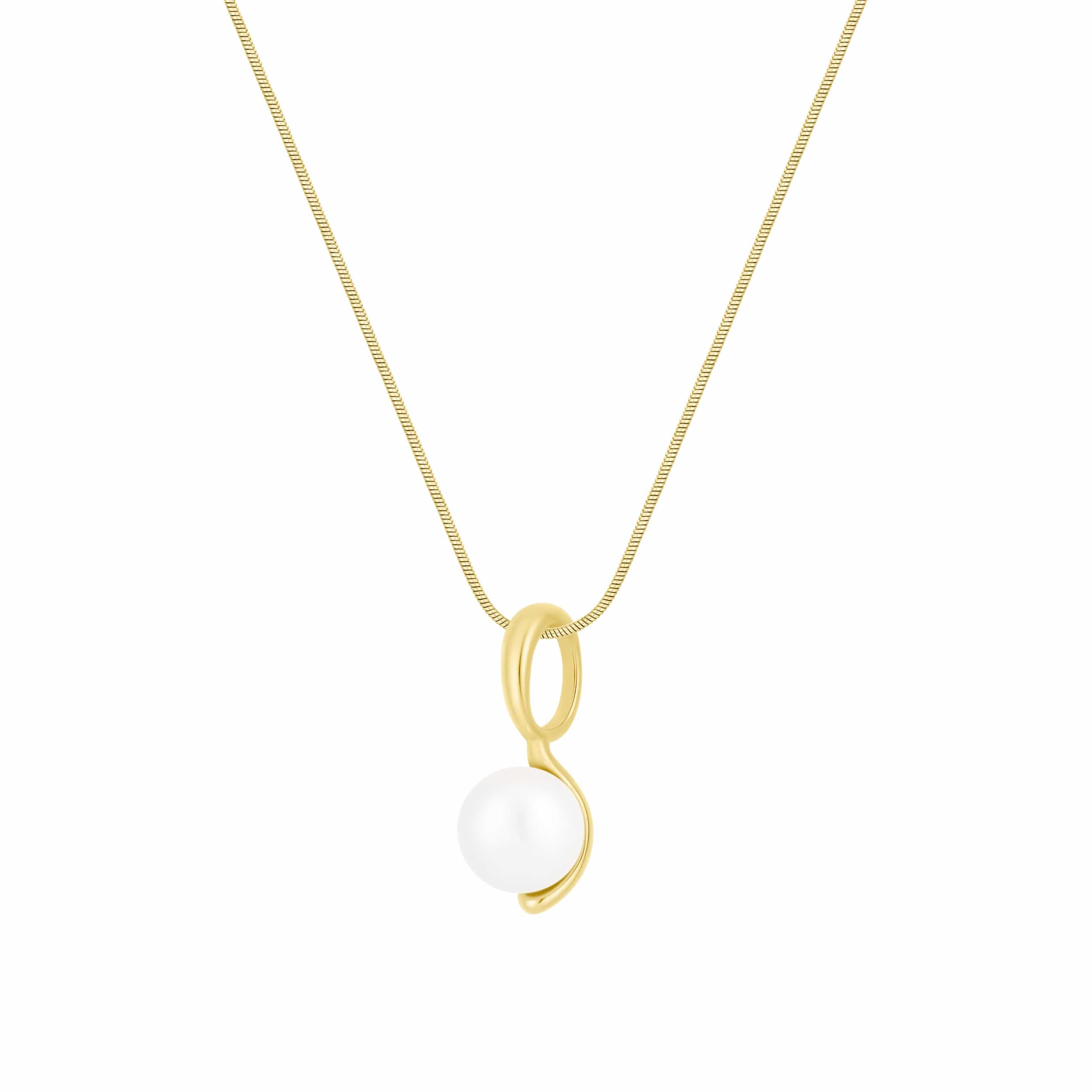 Bohomoon Stainless Steel Oscar Pearl Necklace