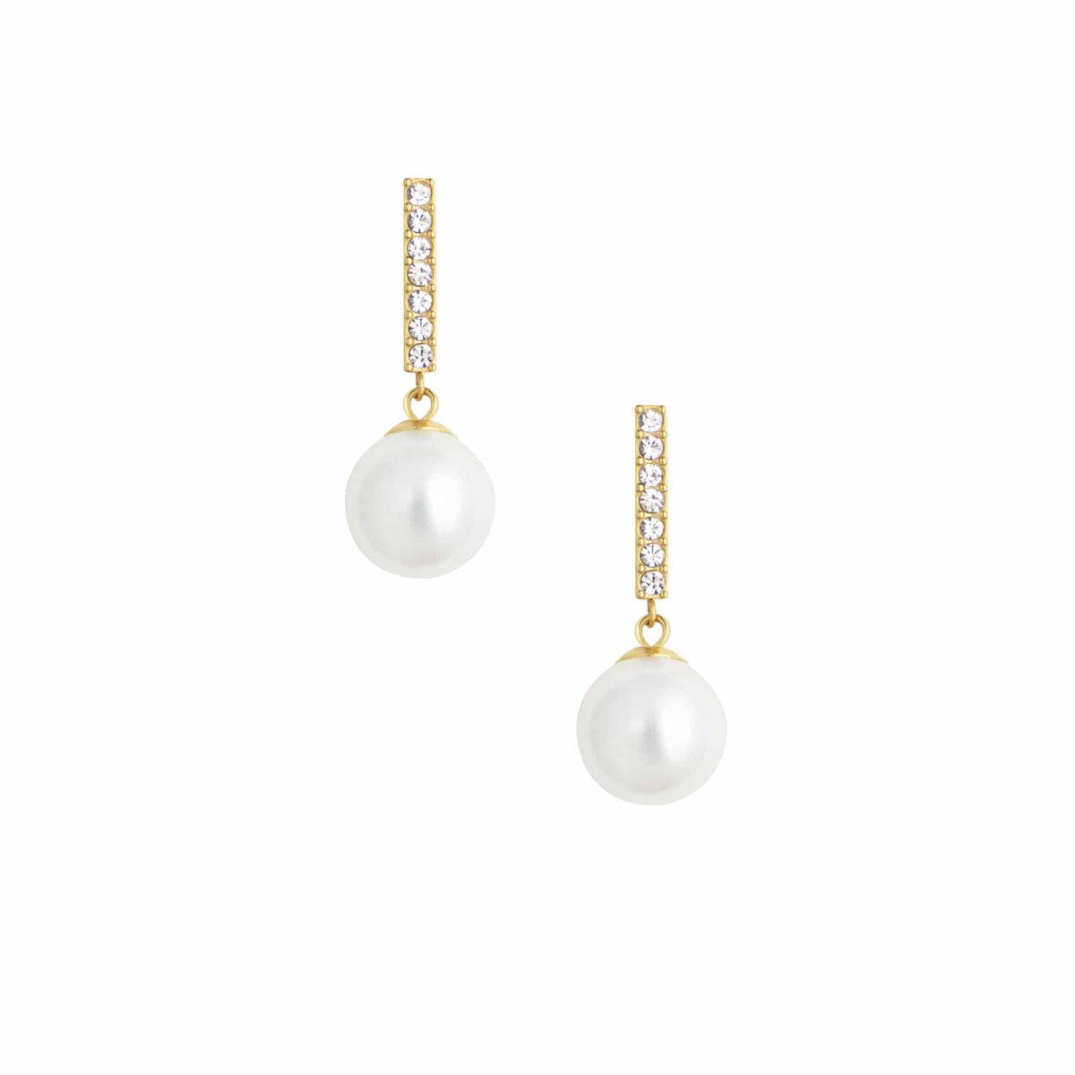 Bohomoon Stainless Steel Ottilie Pearl Stud Earrings