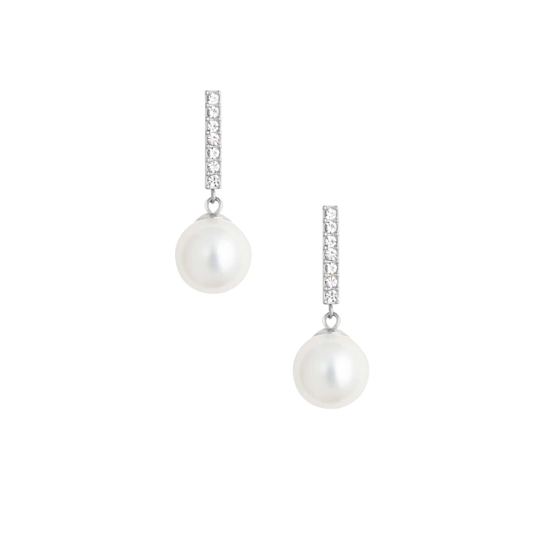 Bohomoon Stainless Steel Ottilie Pearl Stud Earrings