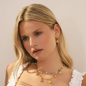 Bohomoon Stainless Steel Pacific Hoop Earrings