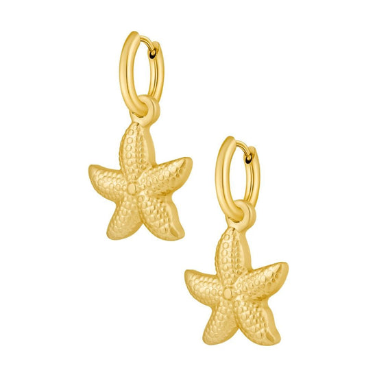 Bohomoon Stainless Steel Pacific Hoop Earrings