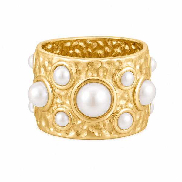 Bohomoon Stainless Steel Pacific Pearl Ring